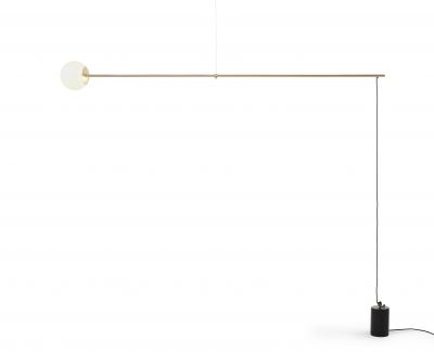 Bitta suspension lamp satin gold Mogg